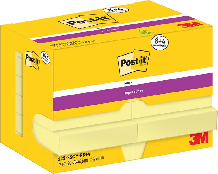Produktbild Post-it Super Sticky (47.6 x 47.6 mm)