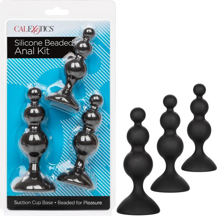 Produktbild CalExotics Silicone Beaded Anal Kit