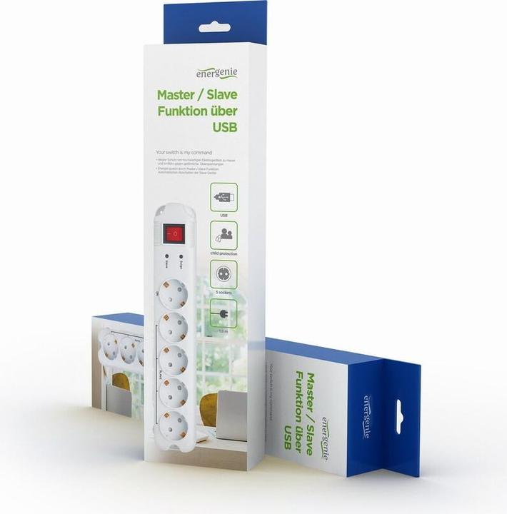 Produktbild Gembird AC/50-60Hz (5 x, IEC 320, 1.80 m)