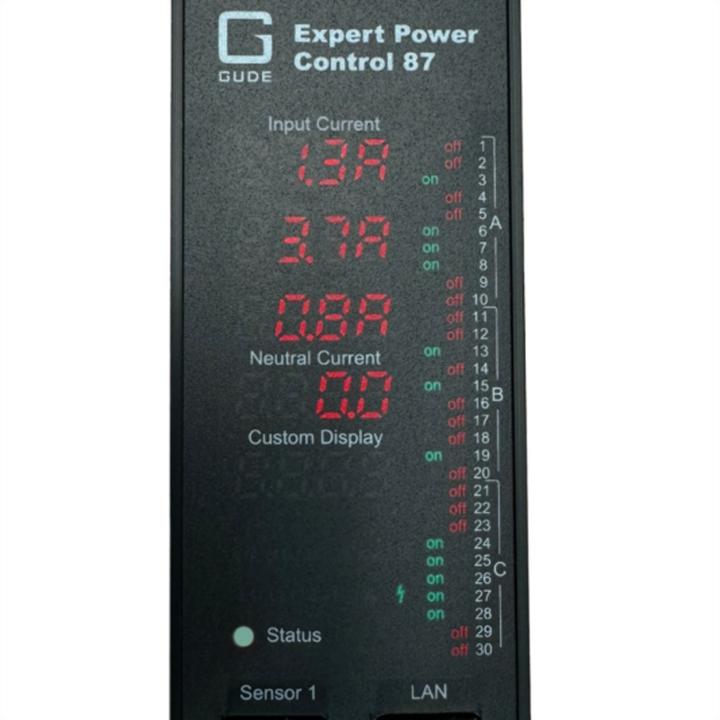 Produktbild Gude EPC 87-3300-18 3x16A 24xC13 6xC19 2x Sensorports