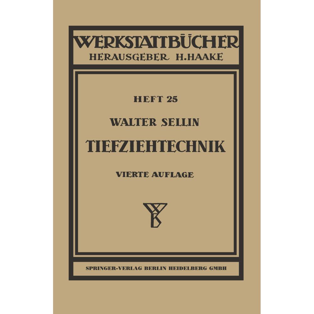 Tiefziehtechnik, Fachbücher