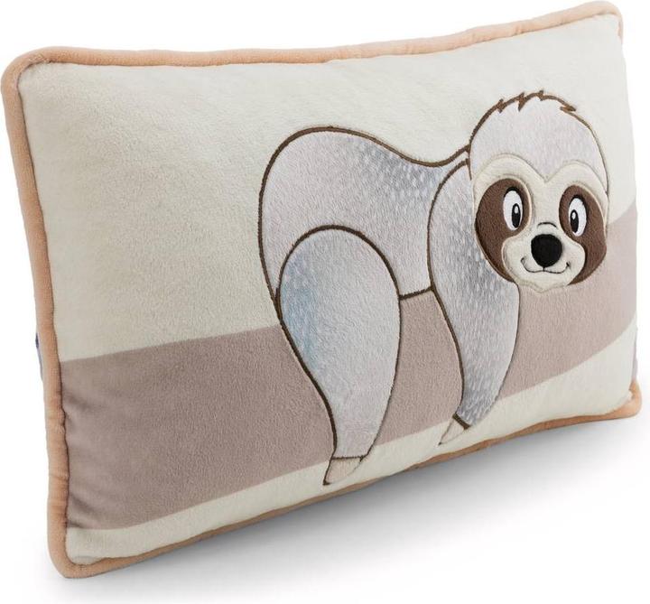 Actual product image NICI 62446 Kissen Faultier Izzy Icetumbler 43x25cm GREEN (43 x 25 cm)