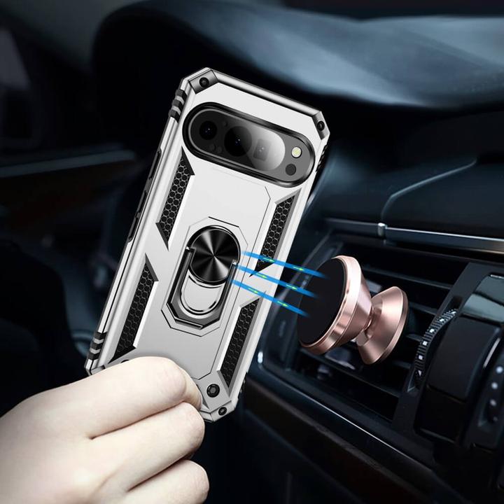 Actual product image Cover-Discount Google Pixel 9 / 9 Pro - Armor Case with kickstand (Google Pixel 9 Pro, Google Pixel 9)