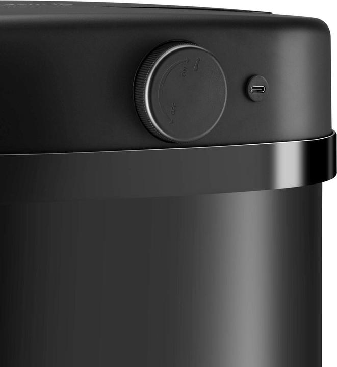 Image du produit Juskys Mülleimer 60L viereckig mit Sensor - Schwarz (60 l)