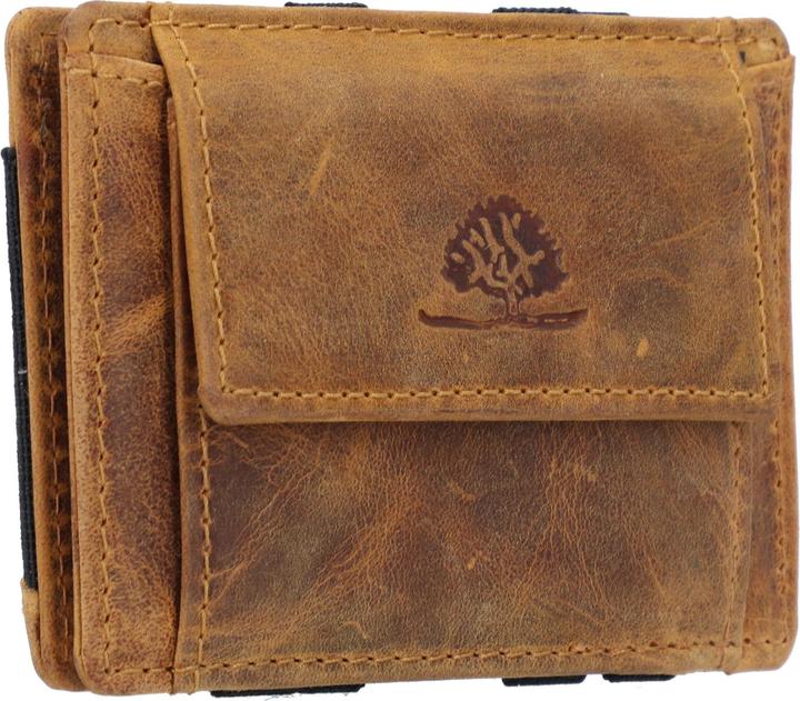 Actual product image Greenburry Vintage Magic wallet RFID leather 10 cm