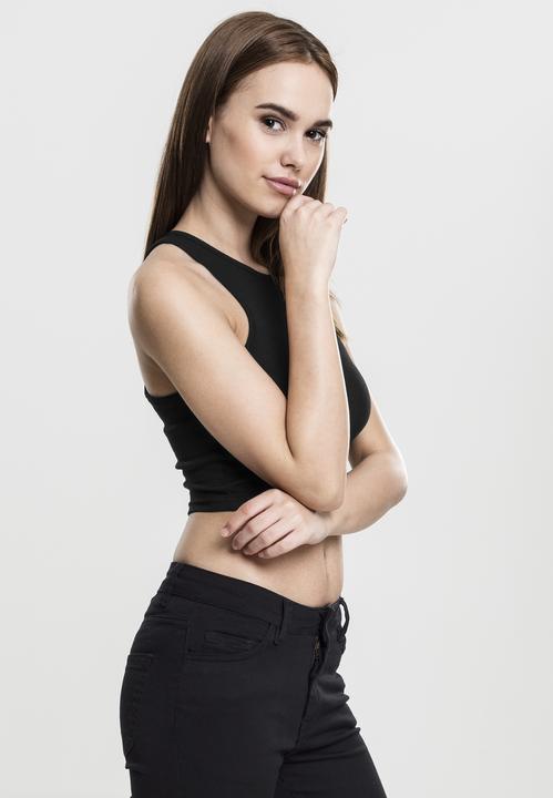 Image du produit Urban Classics Ladies Cropped Rib Top (M)