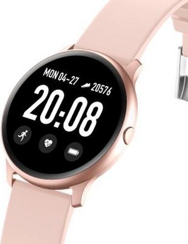 Actual product image Maxcom Fit FW32 Neon, Earbud color with pink silicone strap (47 mm)