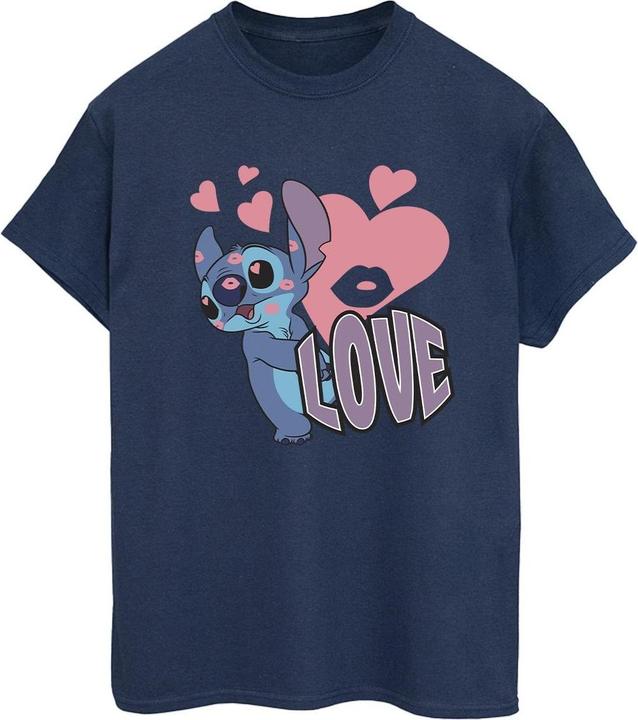 Produktbild Lilo & Stitch Love Hearts TShirt (L)