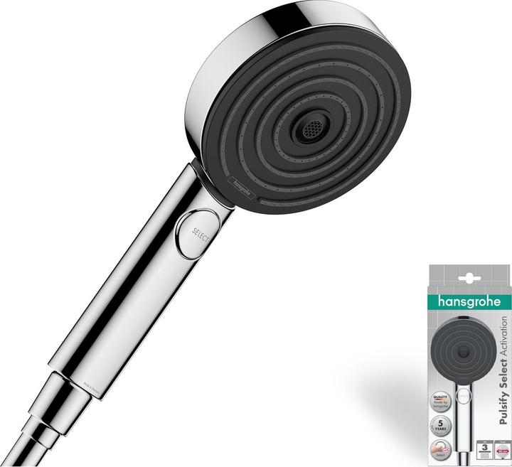 Actual product image hansgrohe Pulsify Select S 105 Relaxation (3 Beam types, 11.40 l/min)
