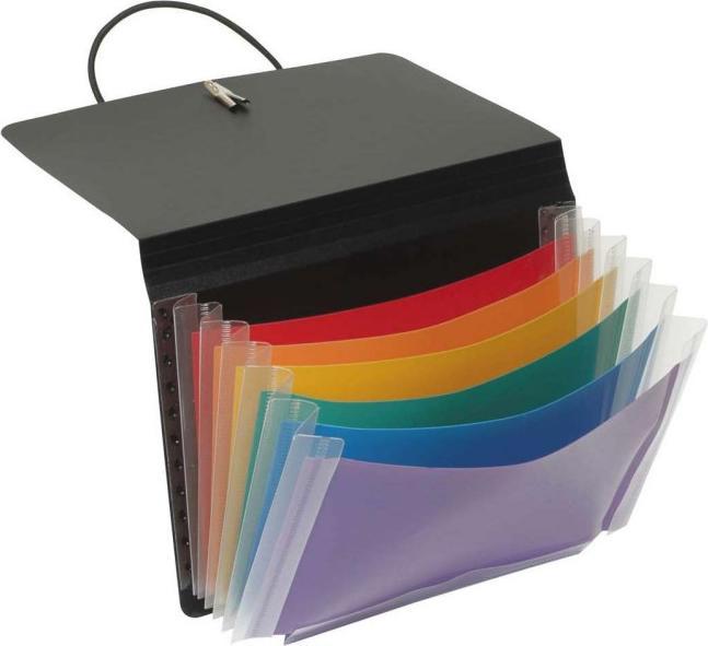 Immagine prodotto Viquel Fächermappe Rainbow Class 6tlg schwarz (A6, 6x)