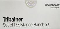 Productafbeelding InnovaGoods Set verstelbare rekbanden met accessoires en oefengids Tribainer 3 stuks