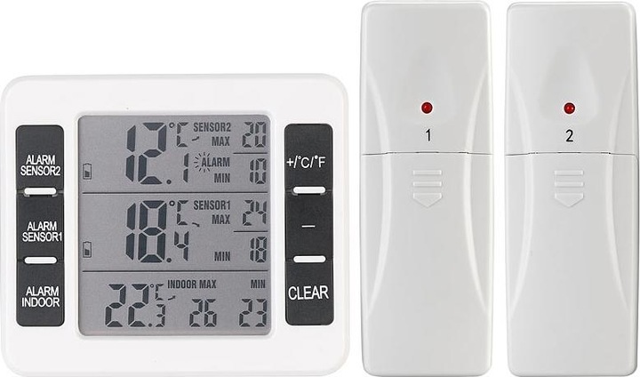 Rosenstein & Söhne Digitales Funk-Kühl- & Gefrierschrank-Thermometer