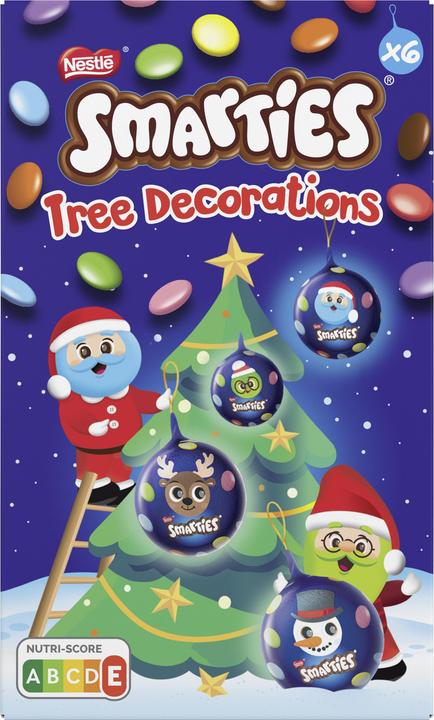 Actual product image Smarties Christmas Tree Decoration (125 g)