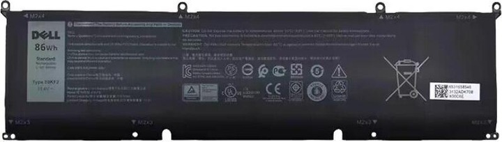 Produktbild Dell Battery Precision 6 Cell 86 Whr (6 Zellen, 7167 mAh)