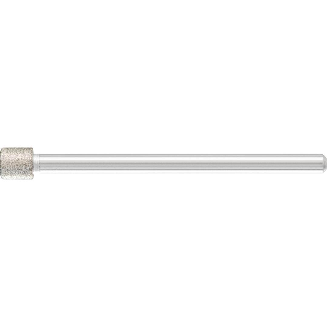 Pferd, Schleifmittel, Diamant-Schleifstift Zyl. Ø5,0mm SchaftØ3 mm D91 (fein) zum Schleifen von Bohrungen/Radien