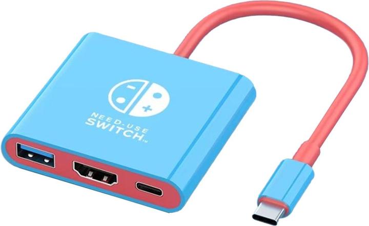 PowerGuard NeedUse Switch USB-C to USB-A, HDMI Adapter 4K 1080p & Charge-In 100W (DSi XL)