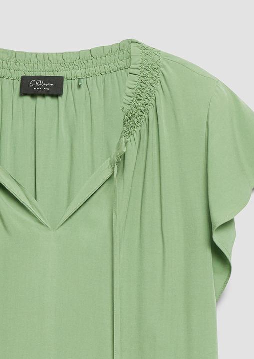 Produktbild s.Oliver Viskose-Bluse mit Smok-Details (44)
