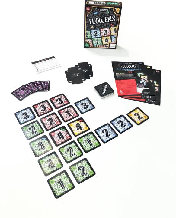 Actual product image Lautapelit Flowers Card Game (English, Finnish, Swedish, 2 - 4 Players)