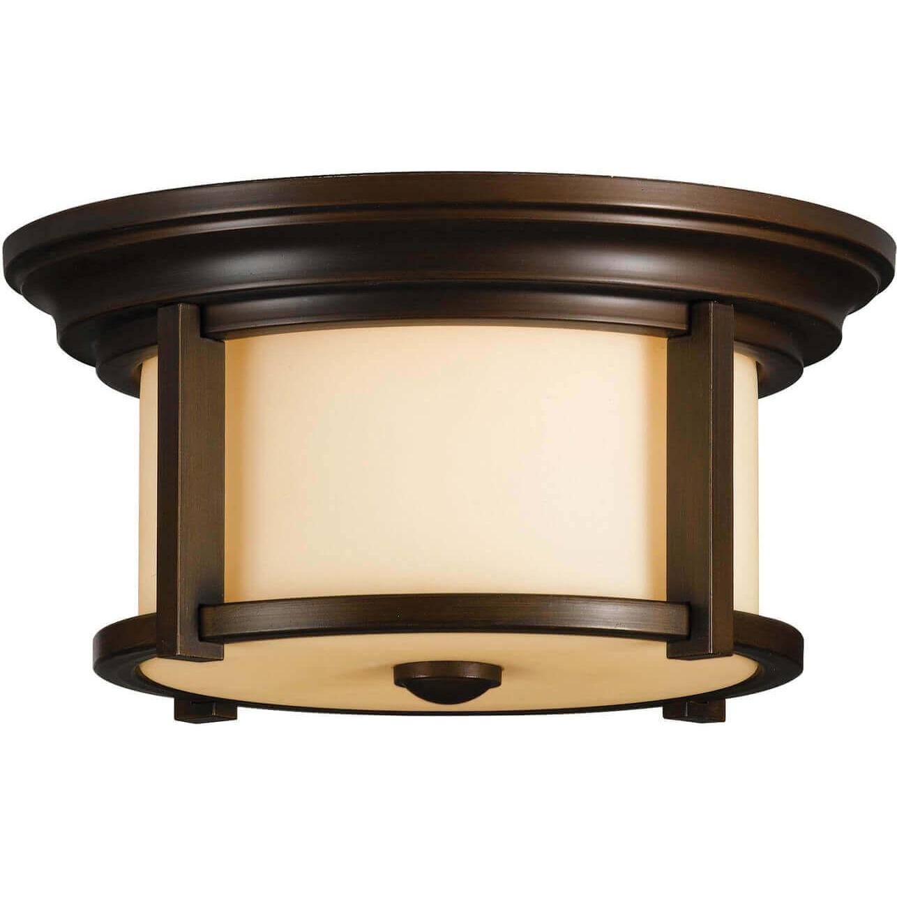 Elstead Lighting, Gartenbeleuchtung, Merrill Aussen-Deckenleuchte E27 2-fach Heritage Bronze IP44 (E27, IP44)