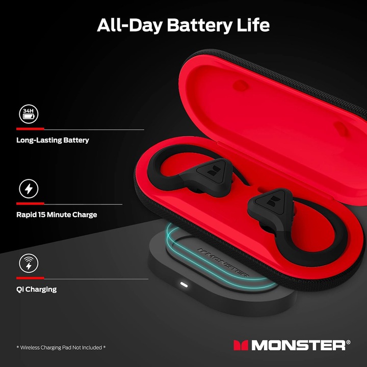 Actual product image Monster DNA Fit (ANC, 7.50 h, Wireless)