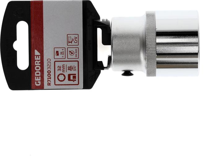Produktbild Gedore Red red R71003210 Steckschlüsseleinsatz 3/4" 6-kant 32 mm Länge 56 mm (32 mm)