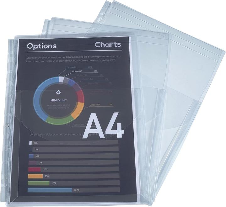Image du produit Exacompta Tasche Perforate Espandibili (A4, 50x)