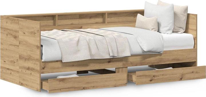 Immagine prodotto vidaXL Letto da giorno in rovere Artisan Materiale a base di legno rovere Artisan 100 x 200 cm (100 x 200 cm)