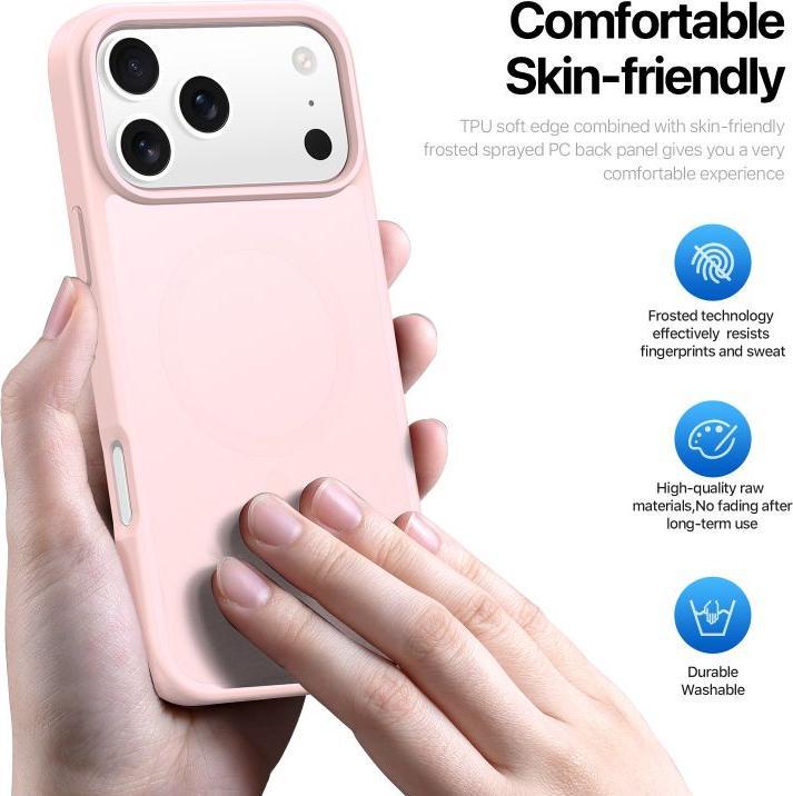 Immagine prodotto Dux Ducis DUCIS iPhone 17 Pro Max Case with MagSafe - Pink (Apple iPhone 17 Pro Max)