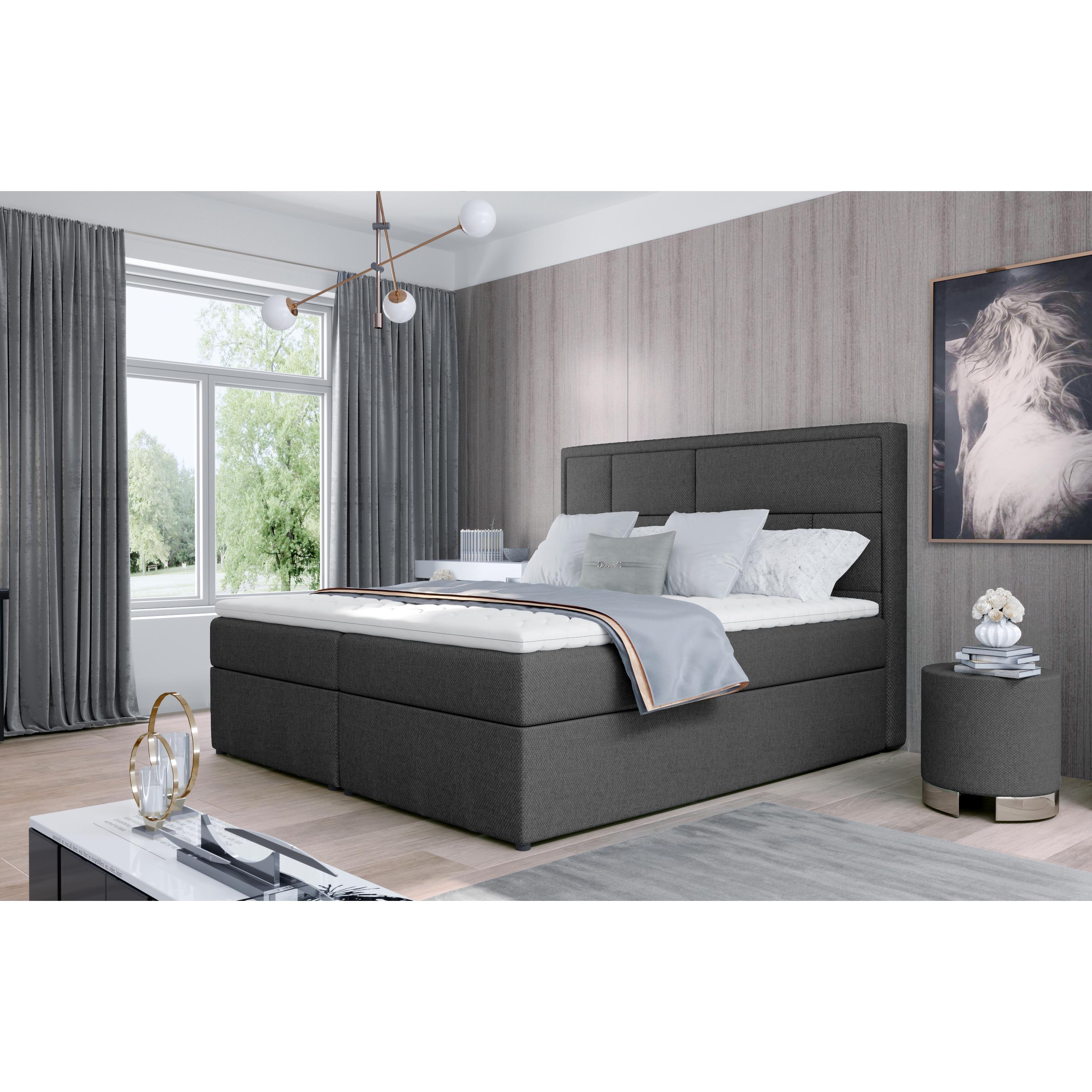 ELTAP, Boxspringbett, Meron mit Stauraum (180 x 200 cm)