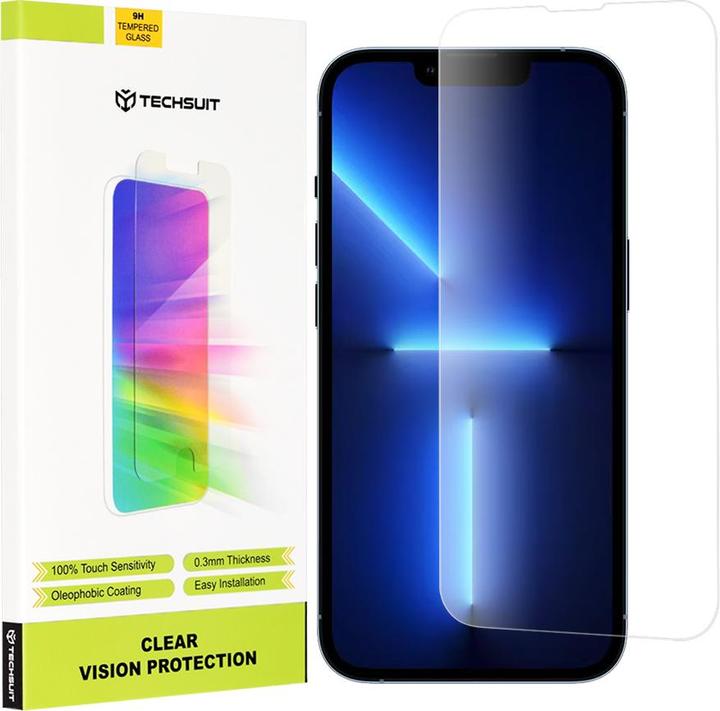 Image du produit Techsuit - Clear Vision Glass - iPhone 13 Pro Max / iPhone 14 Plus - Transparent (1 pièce(s), Apple iPhone 13 Pro Max, Apple iPhone 14 Plus)