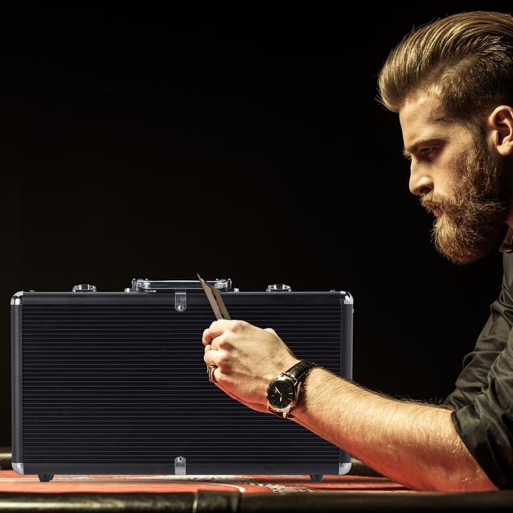 Produktbild Relaxdays Pokerkoffer (Multilingual)