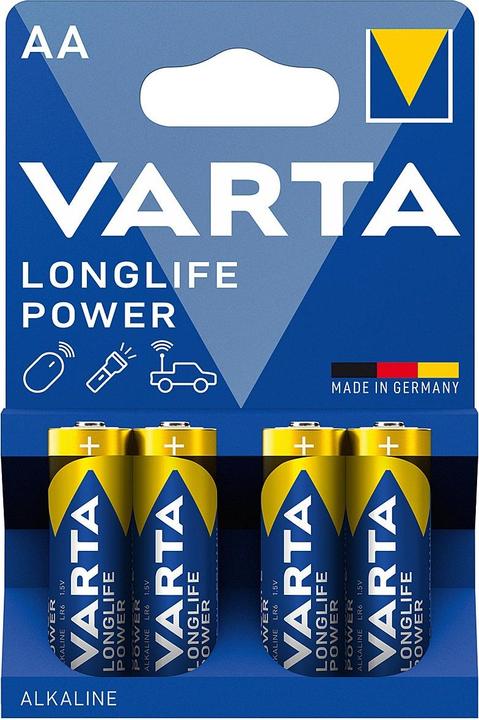 Produktbild Varta Longlife Power Mignon AA Batterie 4er Pack (4 Stk., AA)