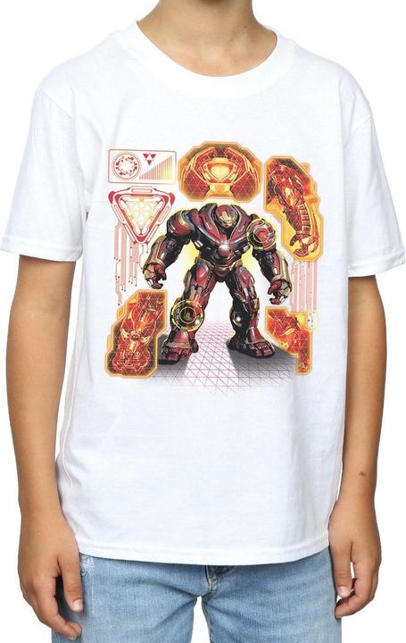 Immagine prodotto Avengers Infinity War Hulkbuster Blueprint Maglietta Ragazzi (140, 146)