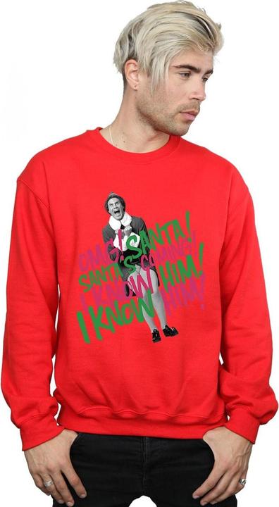 Produktbild Elf Santa's Coming Sweatshirt (XL)