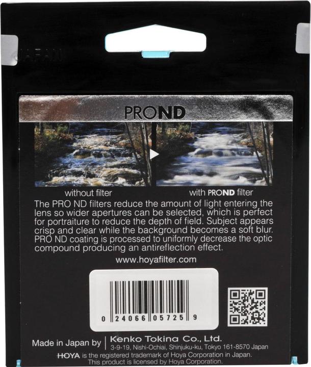 Produktbild Hoya Pro ND500 Filter (49 mm, ND- / Graufilter, 49 mm)