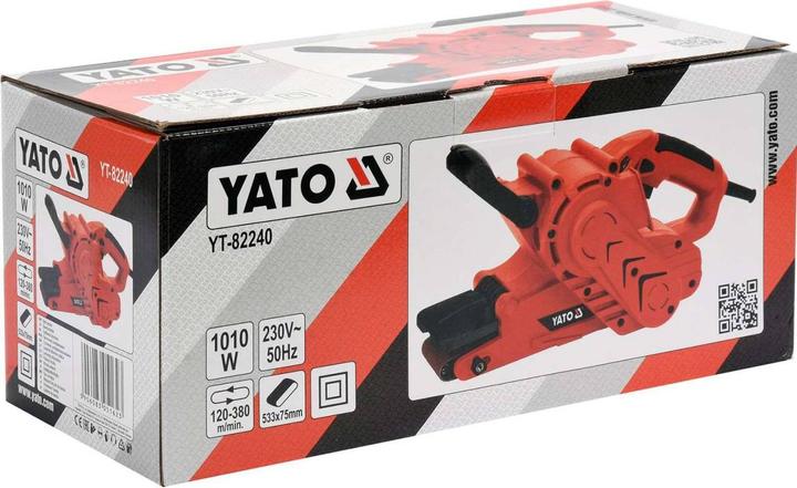 Produktbild Yato Profi Bandschleifer | 1010 Watt | 75 x 533mm | YT-82240 (Bandschleifer, 1010 W)