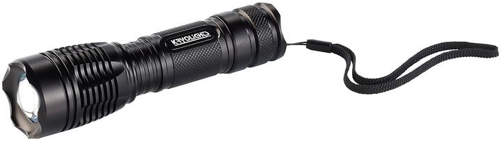 Actual product image KryoLights LED flashlight with battery and charger (15.50 cm)