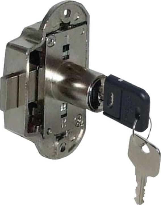 BMB Serrure à espagnolette à combinaisons multiples 25 mm, cylindre intérieur inclus (Cylindre profilé)