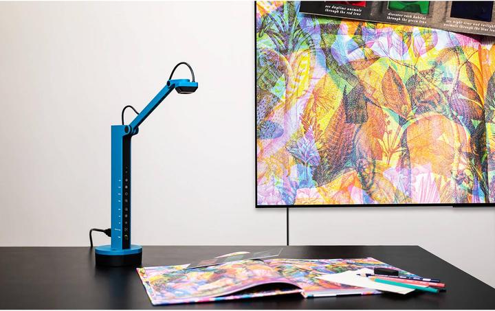Produktbild Ipevo DOK VZ-X USB/HDMI/WLAN 8MP Mikro Licht Akku blau (Full HD)