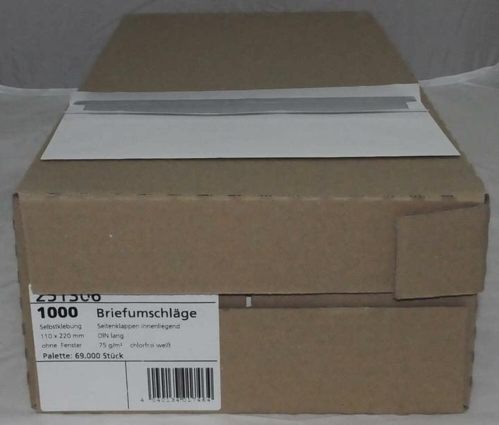 Mailmedia 30041820 Briefumsch Dl oF sk we 1000St (DL, 1000x)