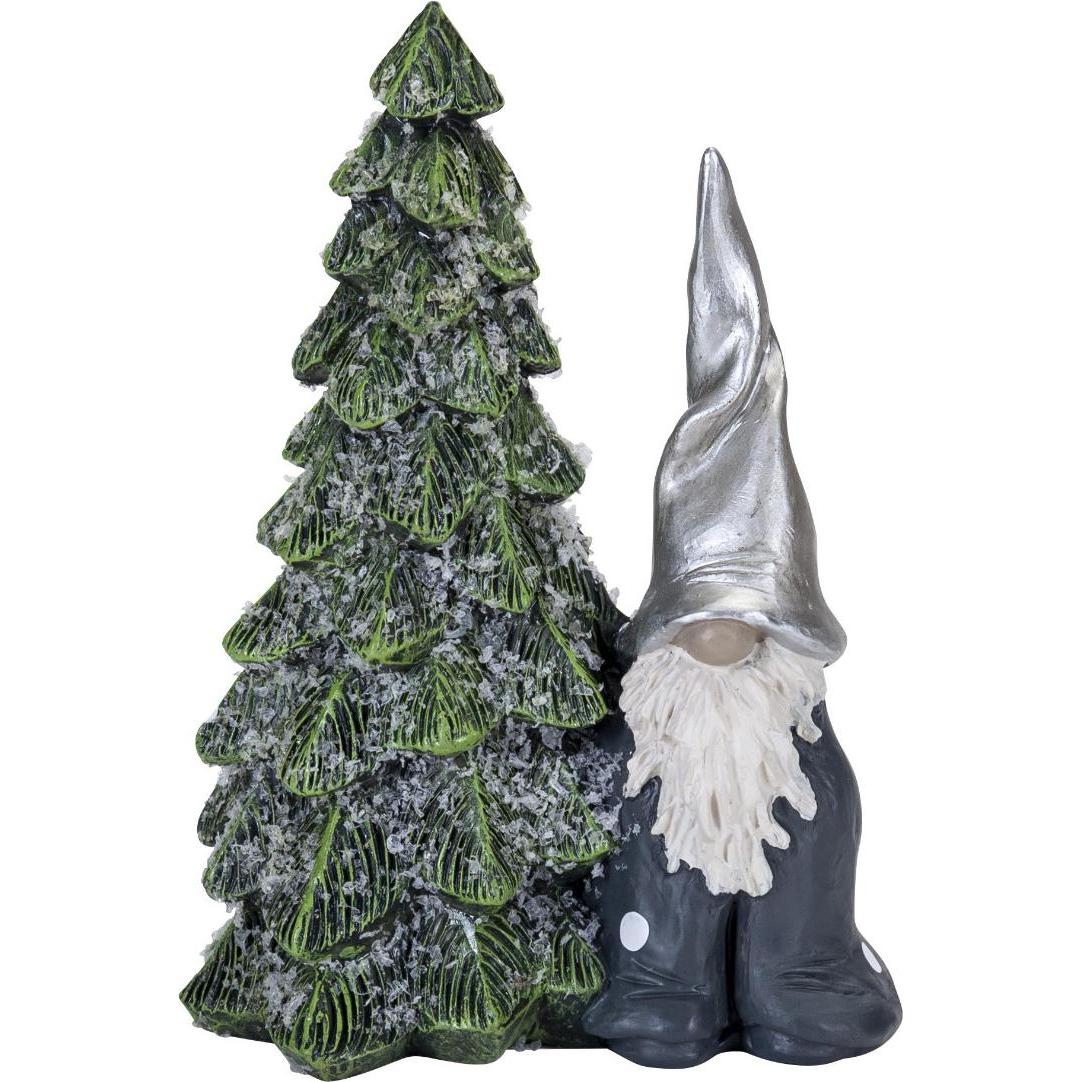 Nääsgränsgården, Weihnachtsdeko, Santa Fritte mit Weihnachtsbaum
