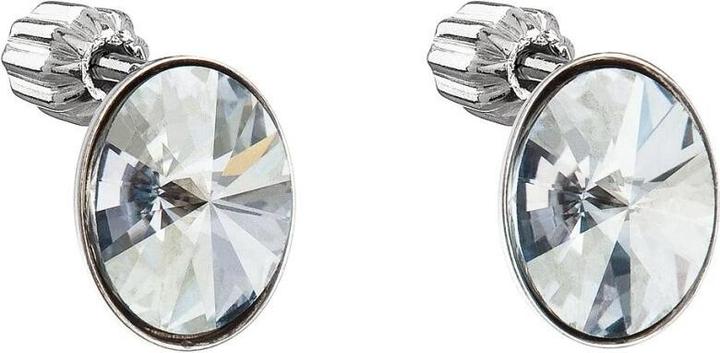 Produktbild Evolution Group - Silver earrings with Swarovski crystals 31274.5ue Shadow (Silber)