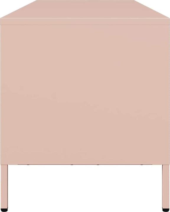Produktbild vidaXL TV Schrank Lowboard Fernsehschrank Fernsehtisch Rosa Kaltgewalzter Stahl (135 x 39 x 43.5 cm)