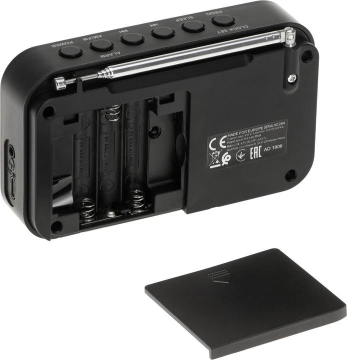 Produktbild Adler Interactive solution | PLL AM/FM Digital Radio | AD 1906 | Alarm function | White/Black (PLL, FM, AM)