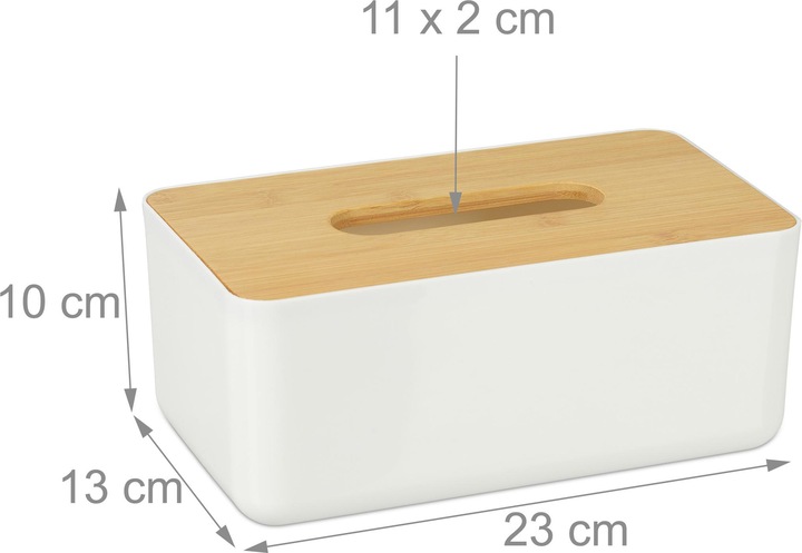 Produktbild Relaxdays Kosmetiktücherbox