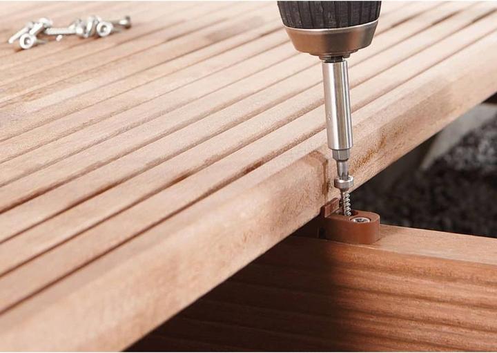 Productafbeelding wolfcraft 1 verbindingsset terrasplanken 700 stuks. (26 x 10 cm)