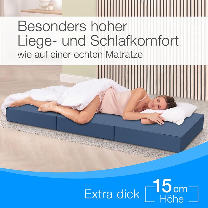 Produktbild Bestschlaf Klappbare Gästematratze (90 x 200 cm, Schaumstoffkern)
