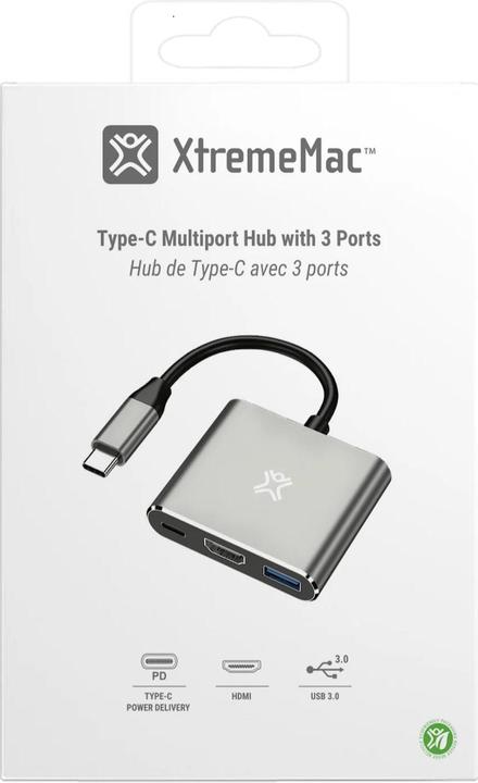 Immagine prodotto XtremeMac Type-C Hub 3 Ports (USB-C, 3 Porti)
