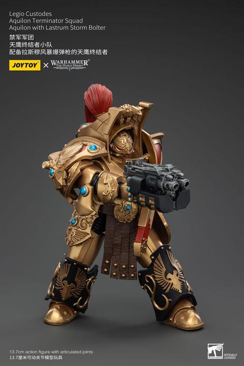 Actual product image Joy Toy Warhammer The Horus Heresy Action Figure 1/18 Legio Custodes Aquilon Terminator Squad Aquilon with