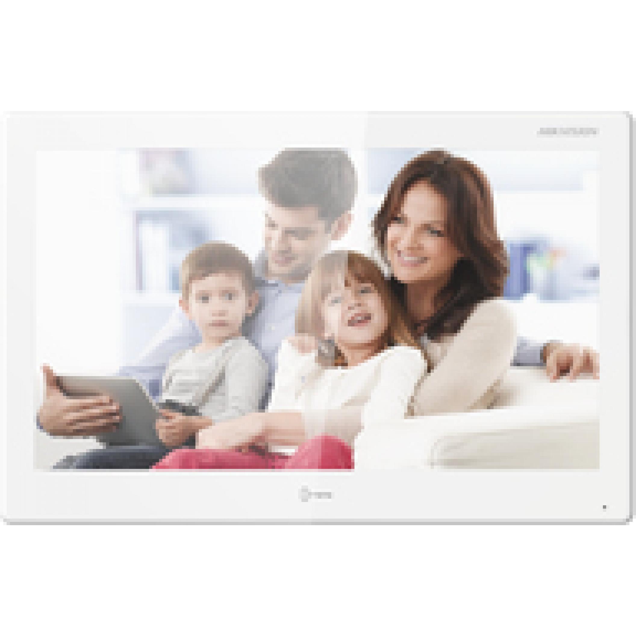 Hikvision DS-KH9510-WTE1 Innenstation Monitor (1024 x 600 Pixels), Netzwerkkamera, Weiss